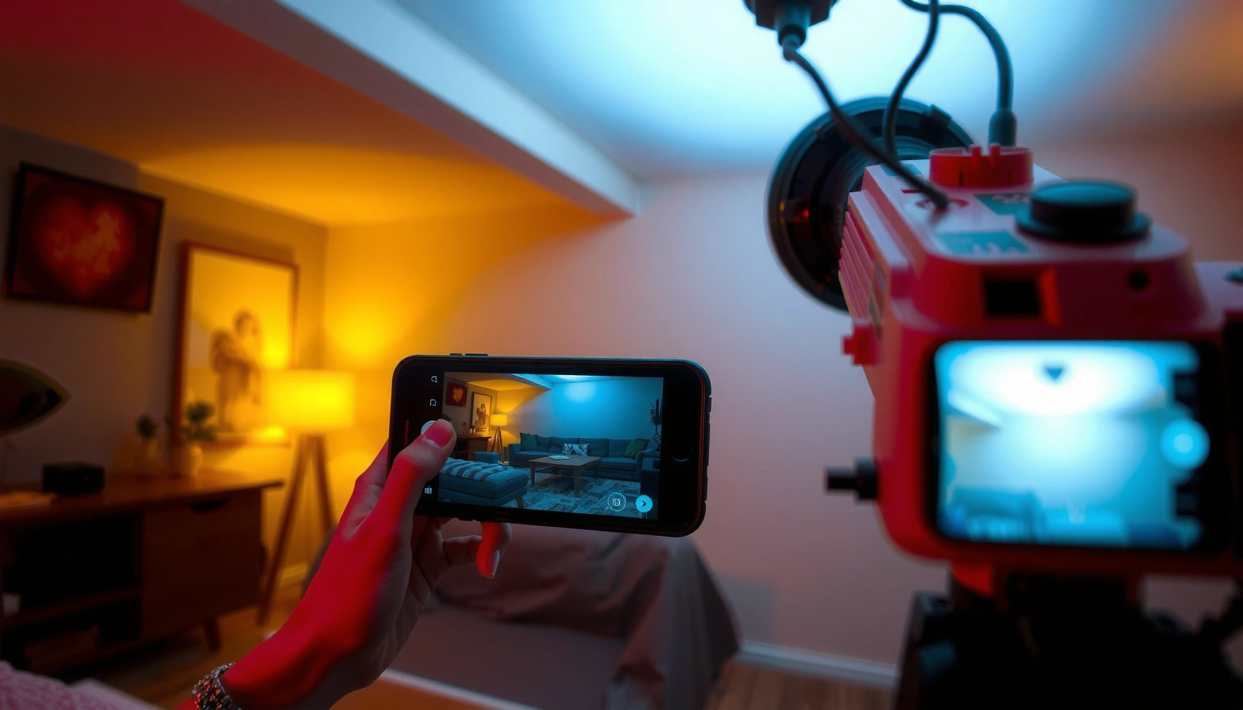 Step-by-step guide on casting a phone to a projector for presentations and media sharing.