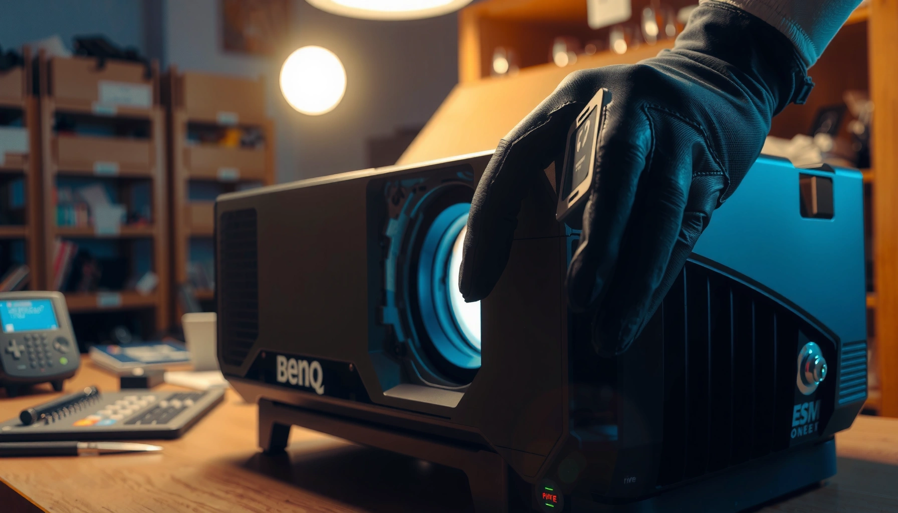 Step-by-step guide on changing a BenQ projector bulb with essential tools and safety tips.