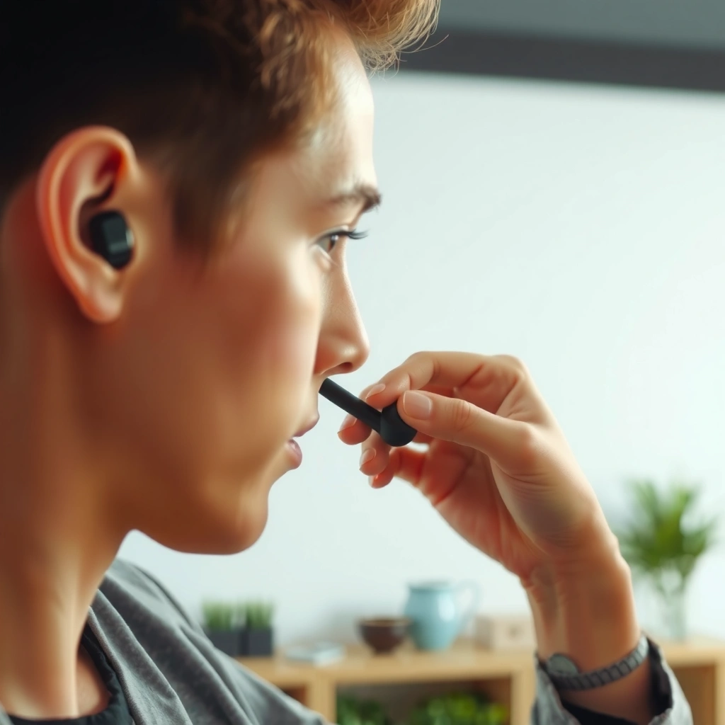 Different types of earbuds and eartips for proper fit and sound quality.