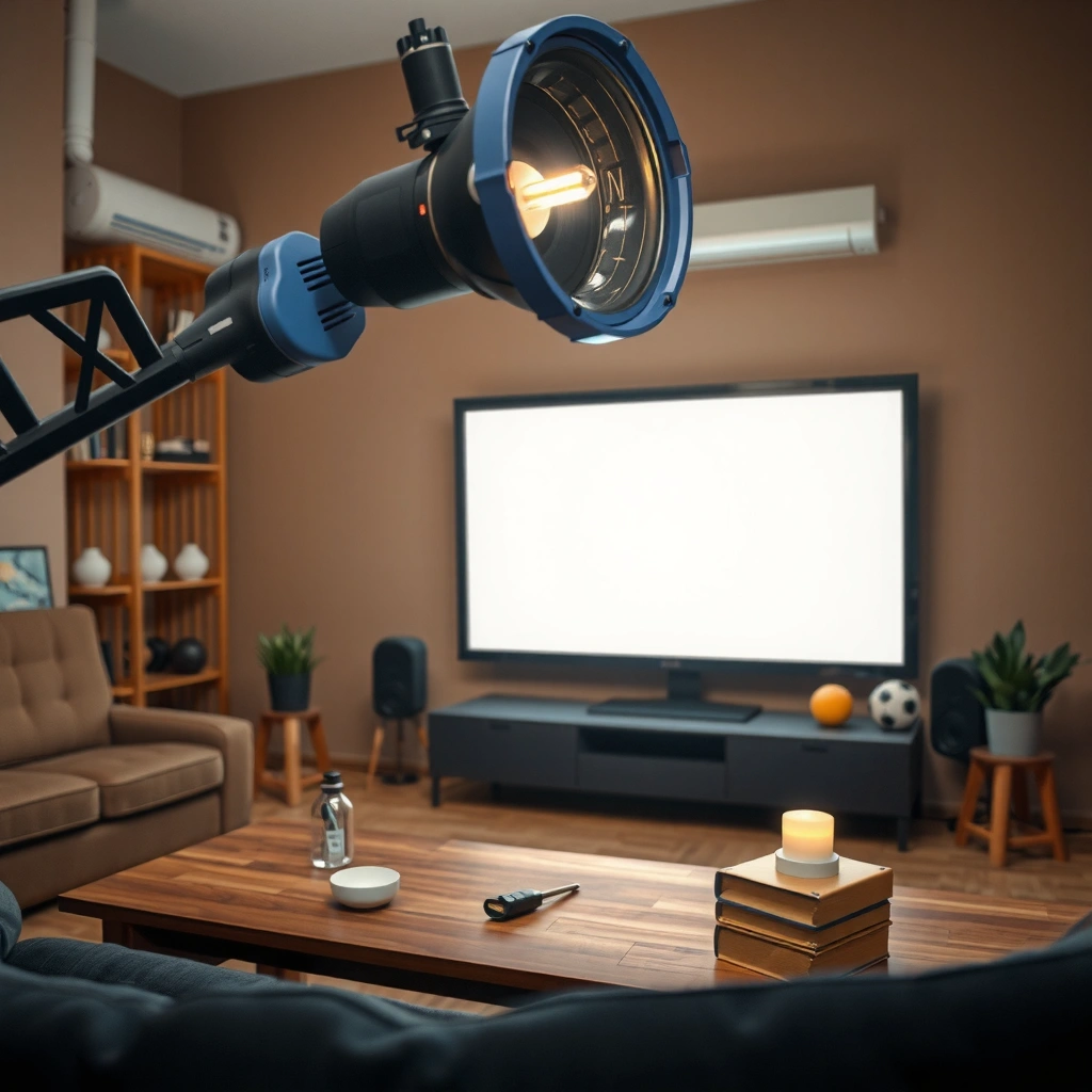 Screenshot of projector menu showing lamp life hours for maintenance check