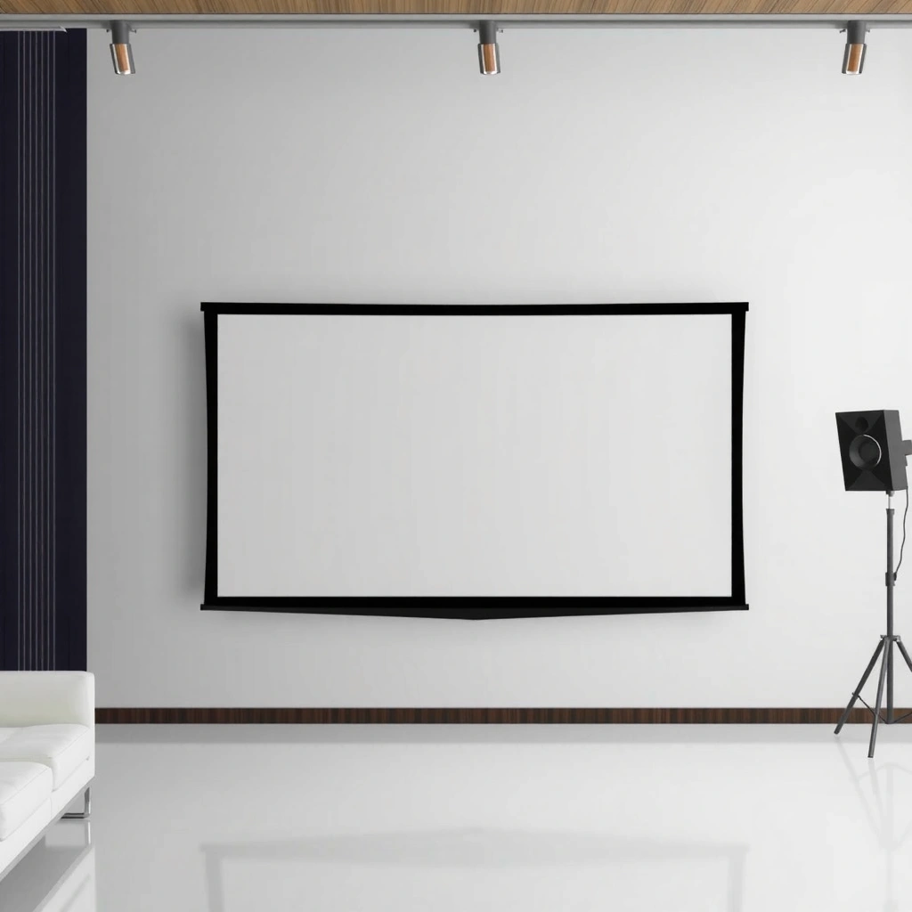 Image showing how to adjust the projector's projection orientation settings for upside down display.