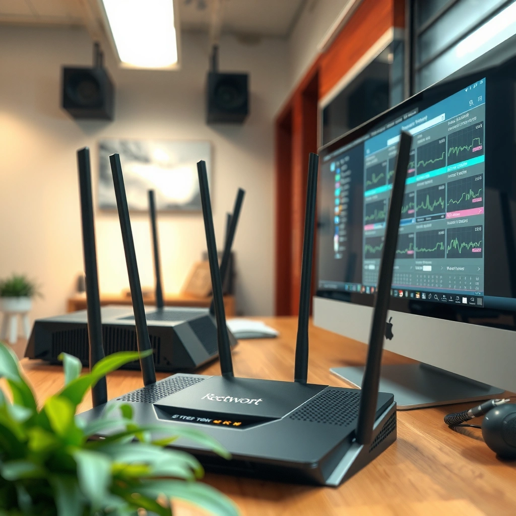 Image showing a person checking their router for the network password, ideal for network owners.