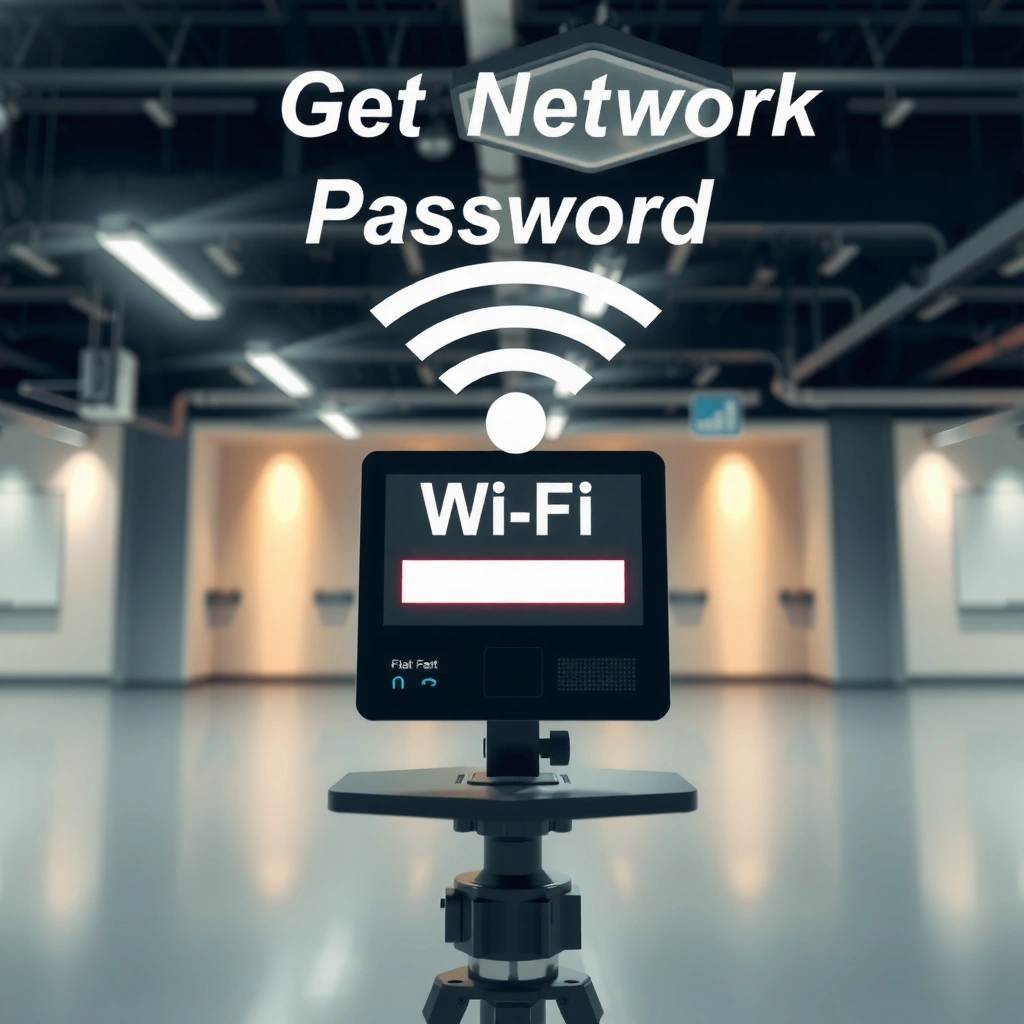 Image showing a router label with Wi-Fi password information for easy access.