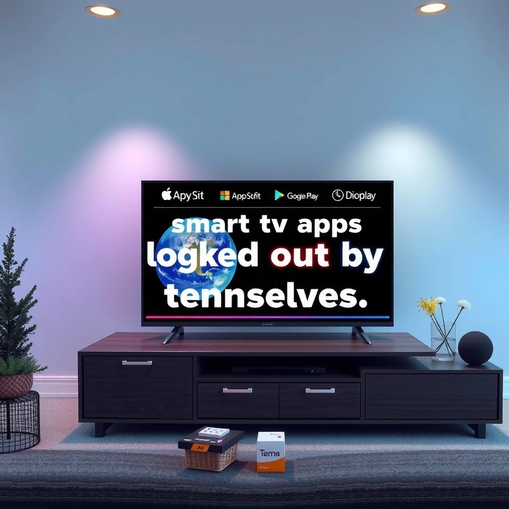 Image showing settings for time, timezone, and automatic clock sync on a Smart TV.