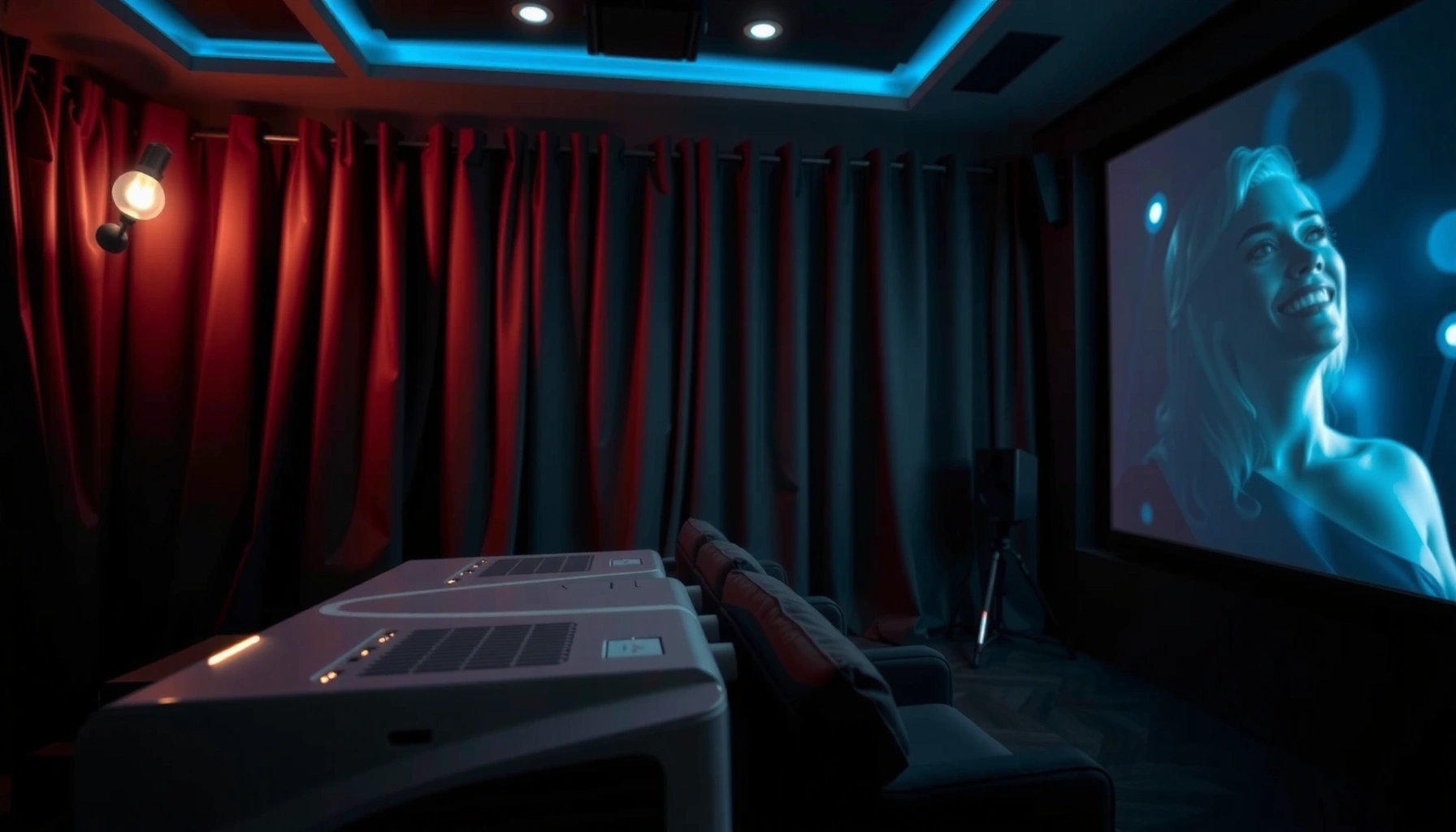 An overview of cinema projectors showcasing various models and their price ranges for buyers.