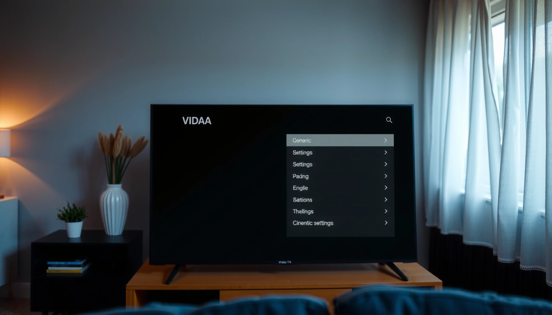 Step-by-step guide on how to clear cache and data on VIDAA smart TV.