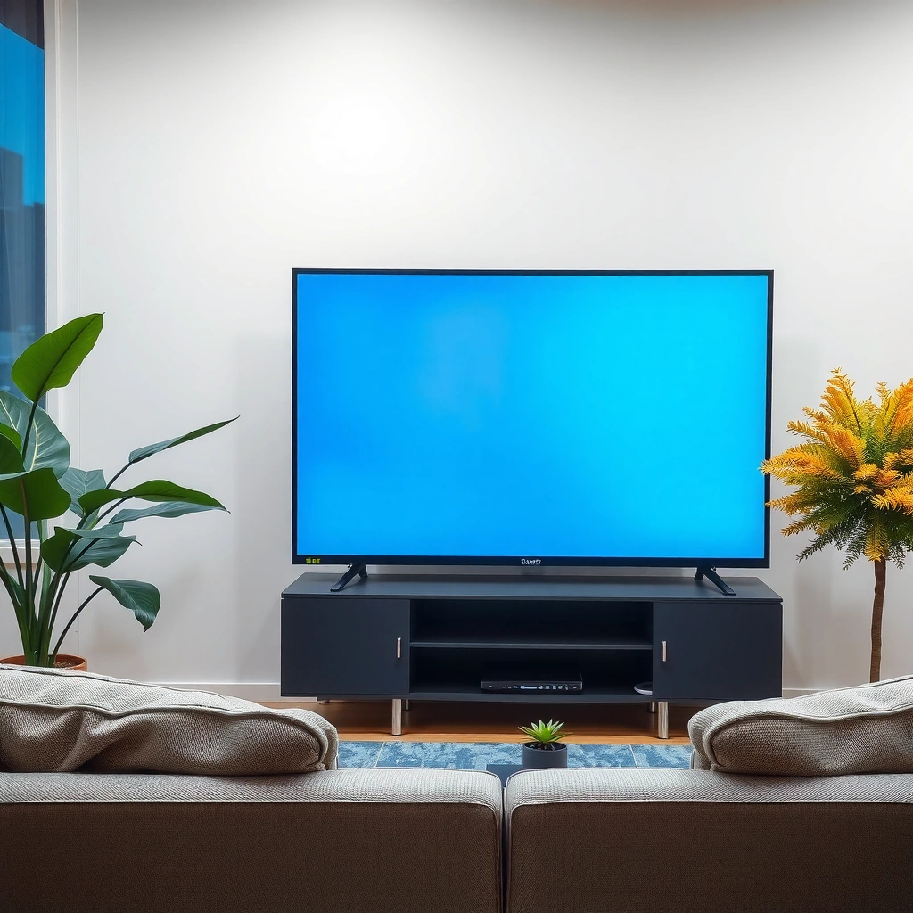 An infographic showing common causes of blue tint on smart TVs, including settings and hardware issues.