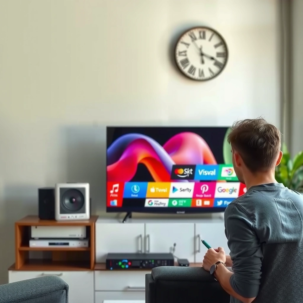 Illustration showing common causes of hard-to-hear dialogue in Smart TVs, including sound settings and audio formats.
