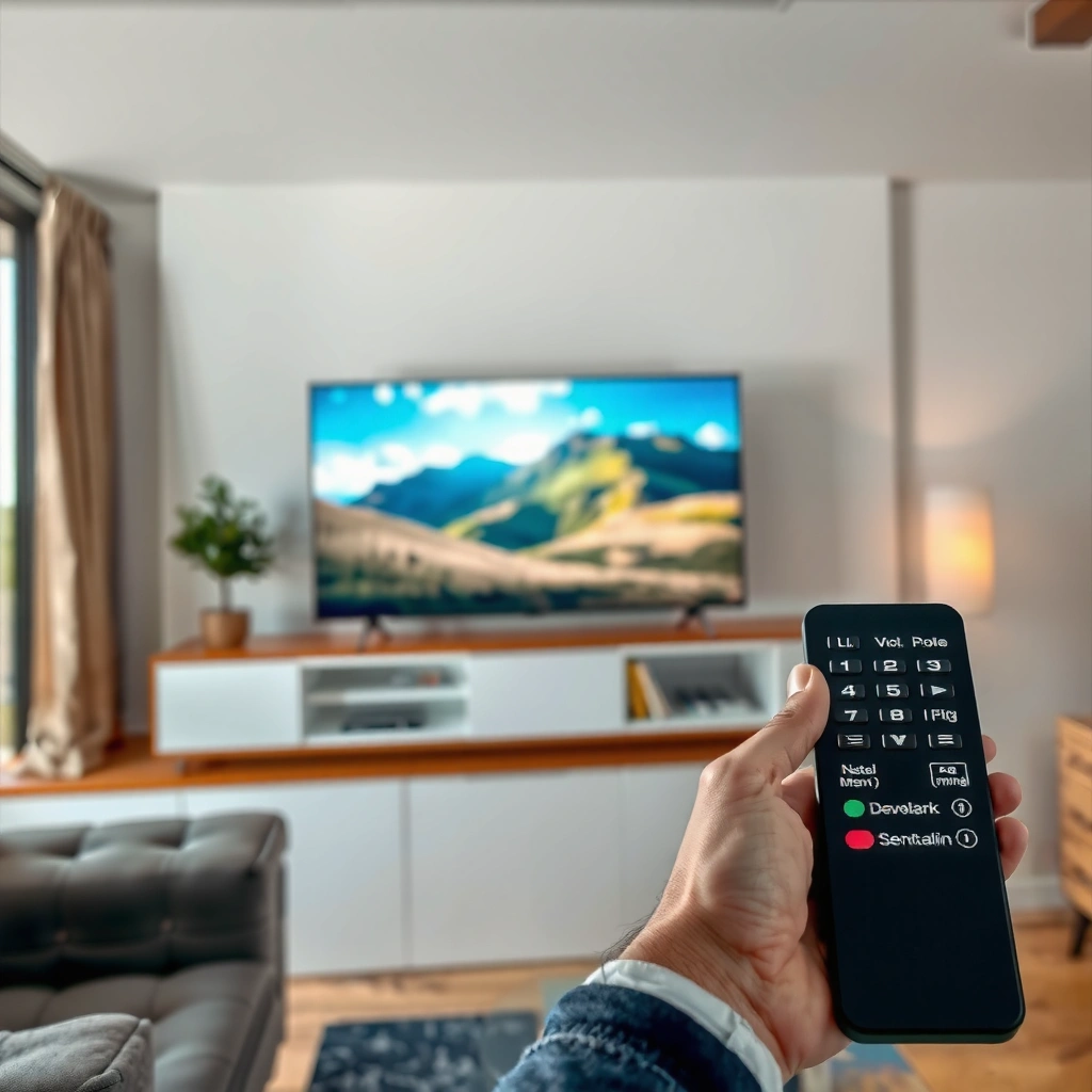 An infographic illustrating common causes of a Smart TV remote blinking red light.