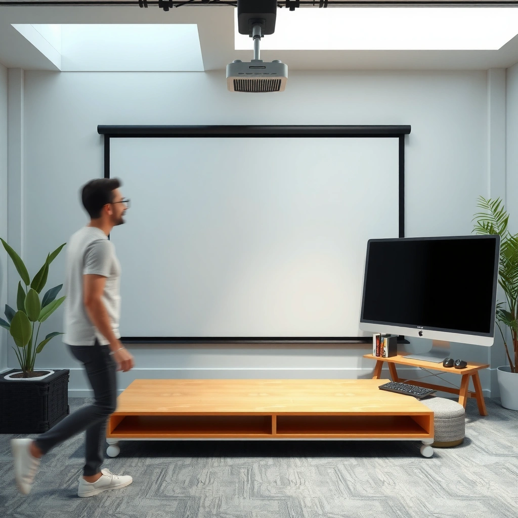 Image showing how to confirm the input and source settings on a projector before making changes.