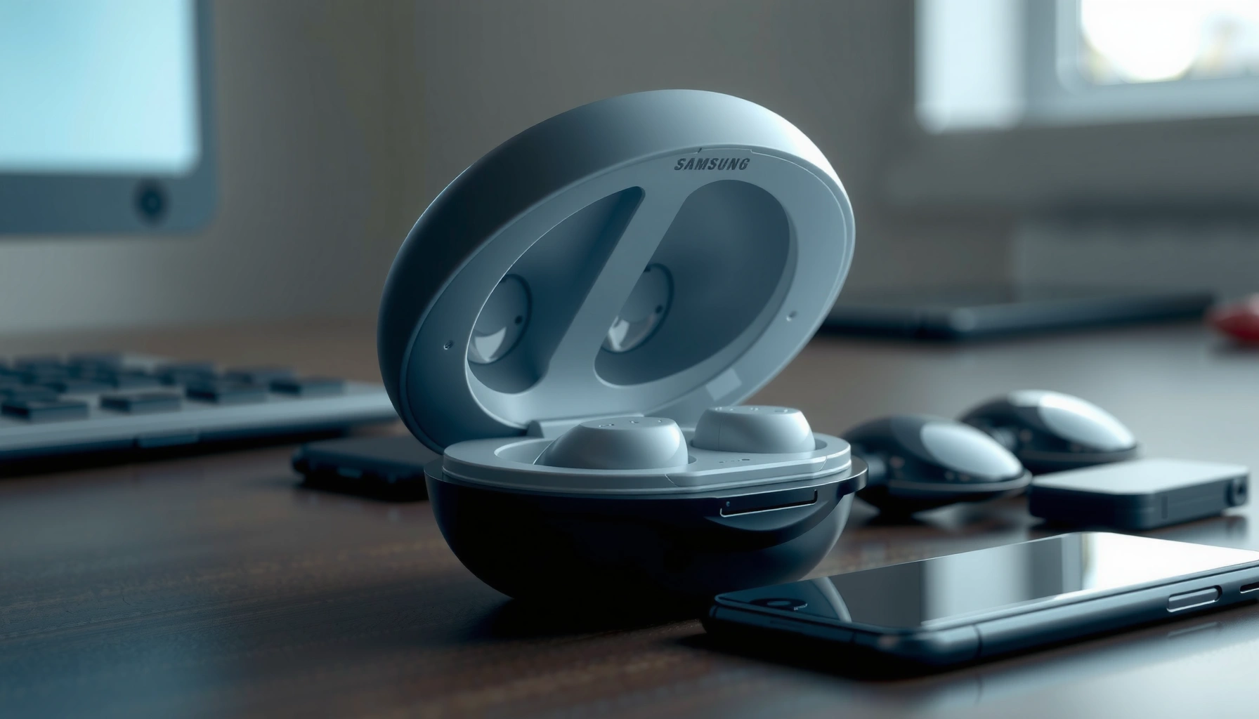 Step-by-step instructions for connecting Samsung earbuds to devices easily.
