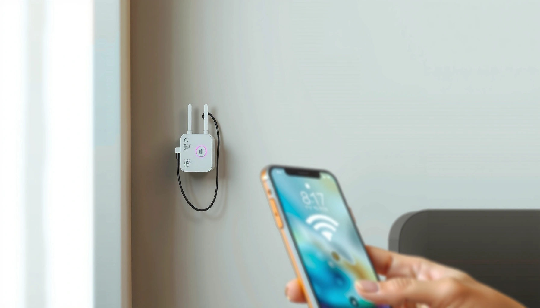 Step-by-step guide on connecting to a WiFi repeater for improved internet coverage.