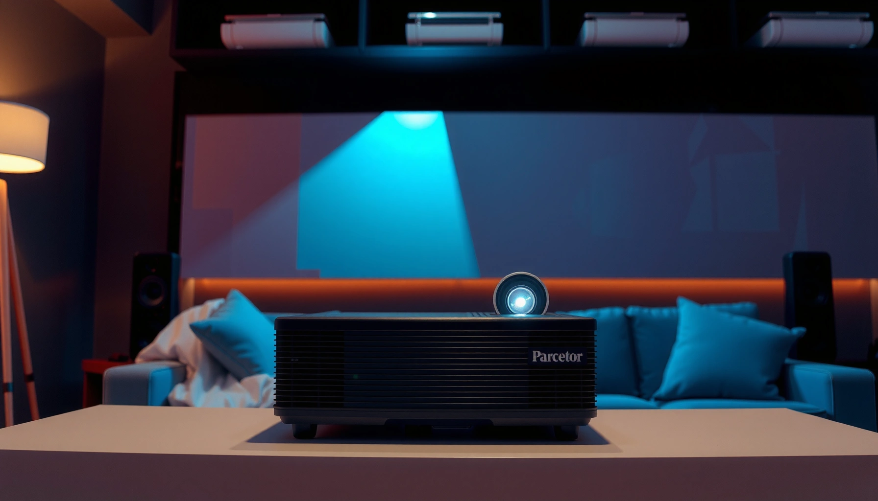 Image illustrating the cost factors of a good projector for home or office use.