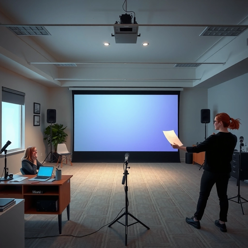 Measuring screen size in inches for projector setup distance