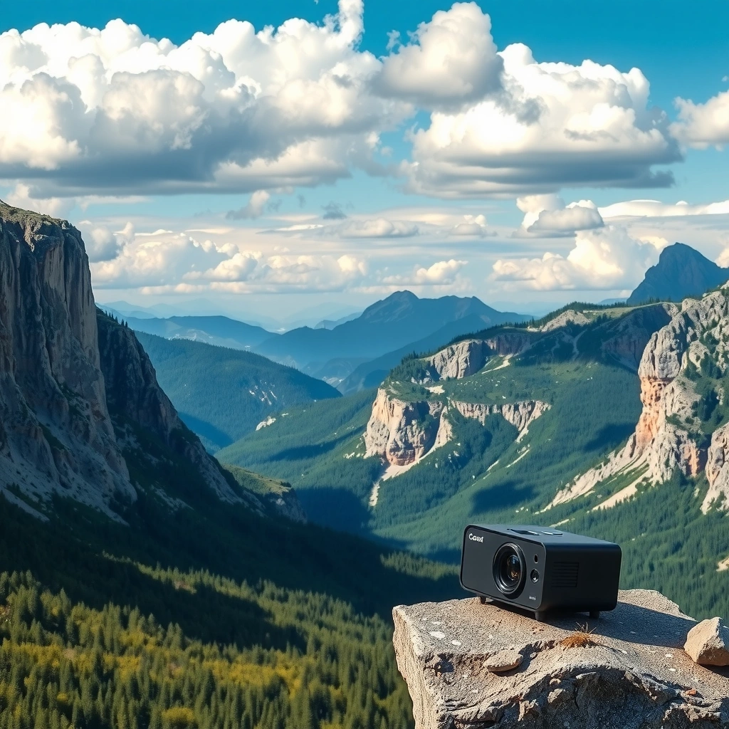Visual guide on setting use cases for mini projectors: home, travel, gaming, and work.