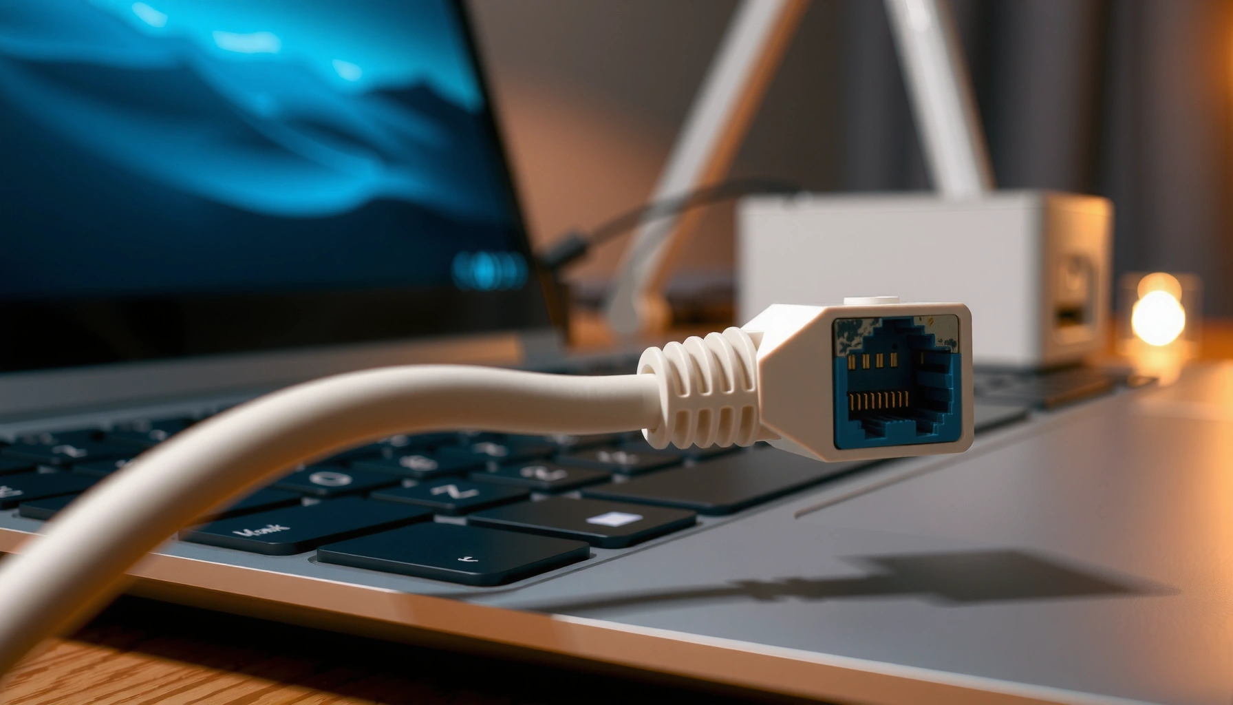 Step-by-step guide on how to enable Ethernet for internet connectivity.