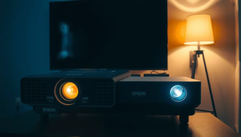 Epson projectors lifespan comparison between lamp and laser technologies.