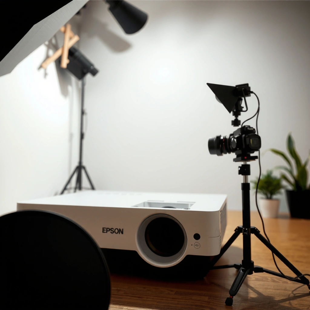 Setup guide for Epson projector positioning, screen alignment, and signal checks.