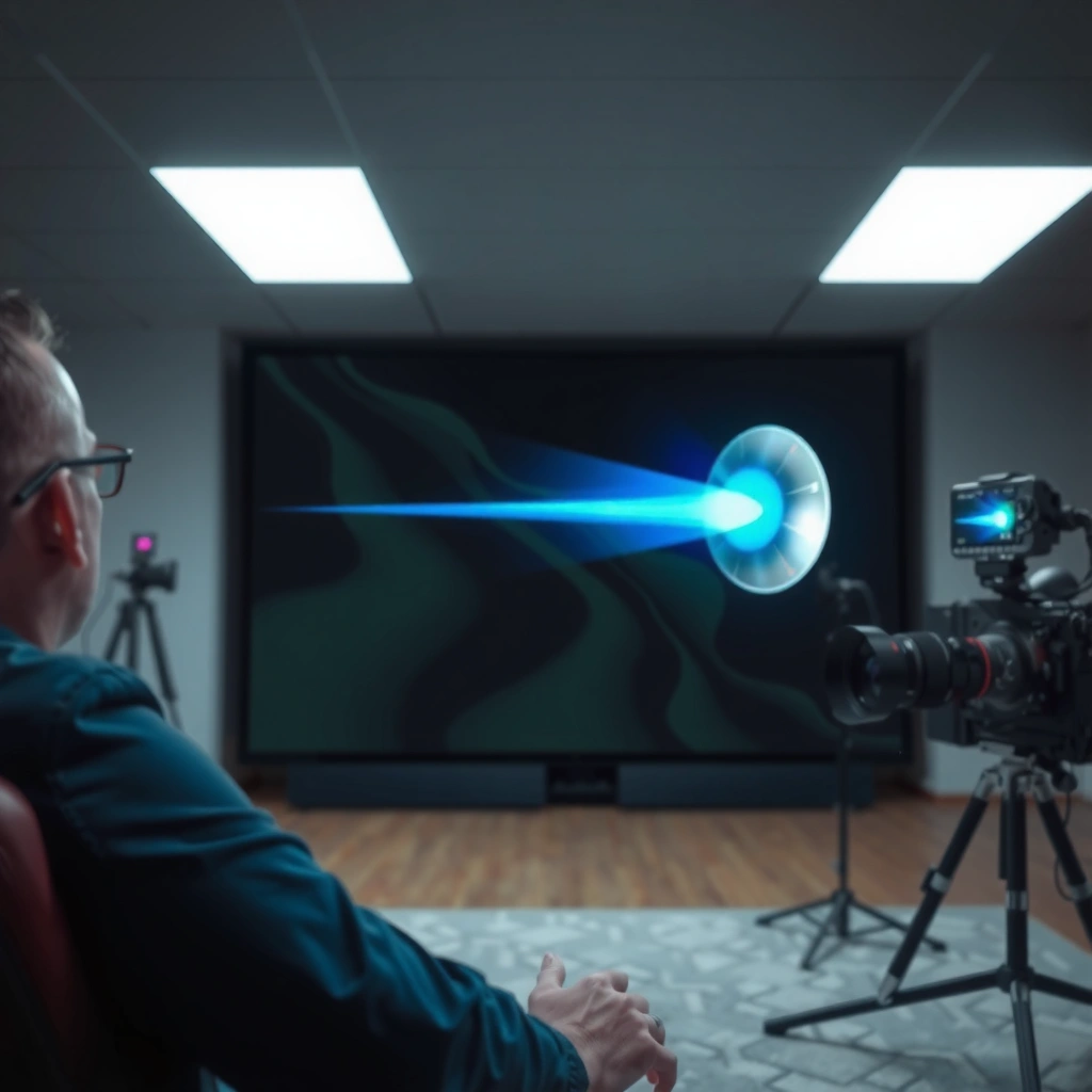 Two key measurements needed for determining projector throw distance from screen.