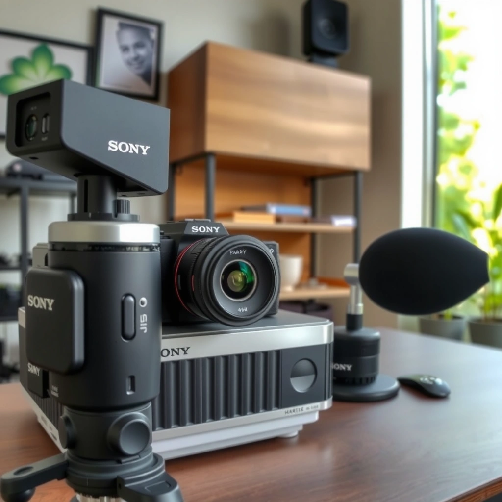 Tools and materials needed to calibrate a Sony 4K projector for optimal picture quality.