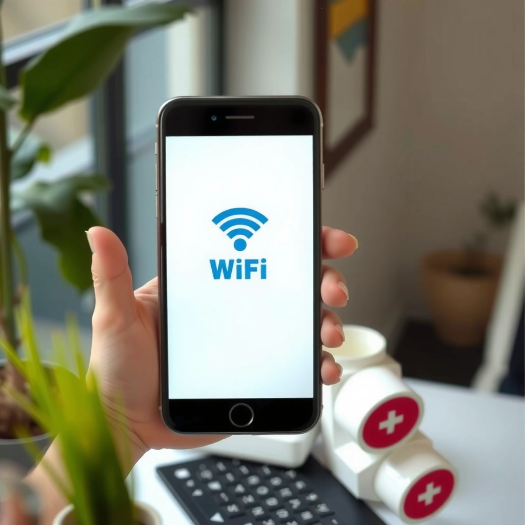 Illustration showing quick methods to find your phone's Wi-Fi password.