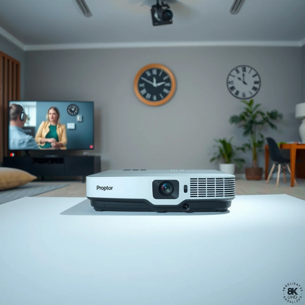 Image showing the difference between lens focus and keystone adjustments on a projector.
