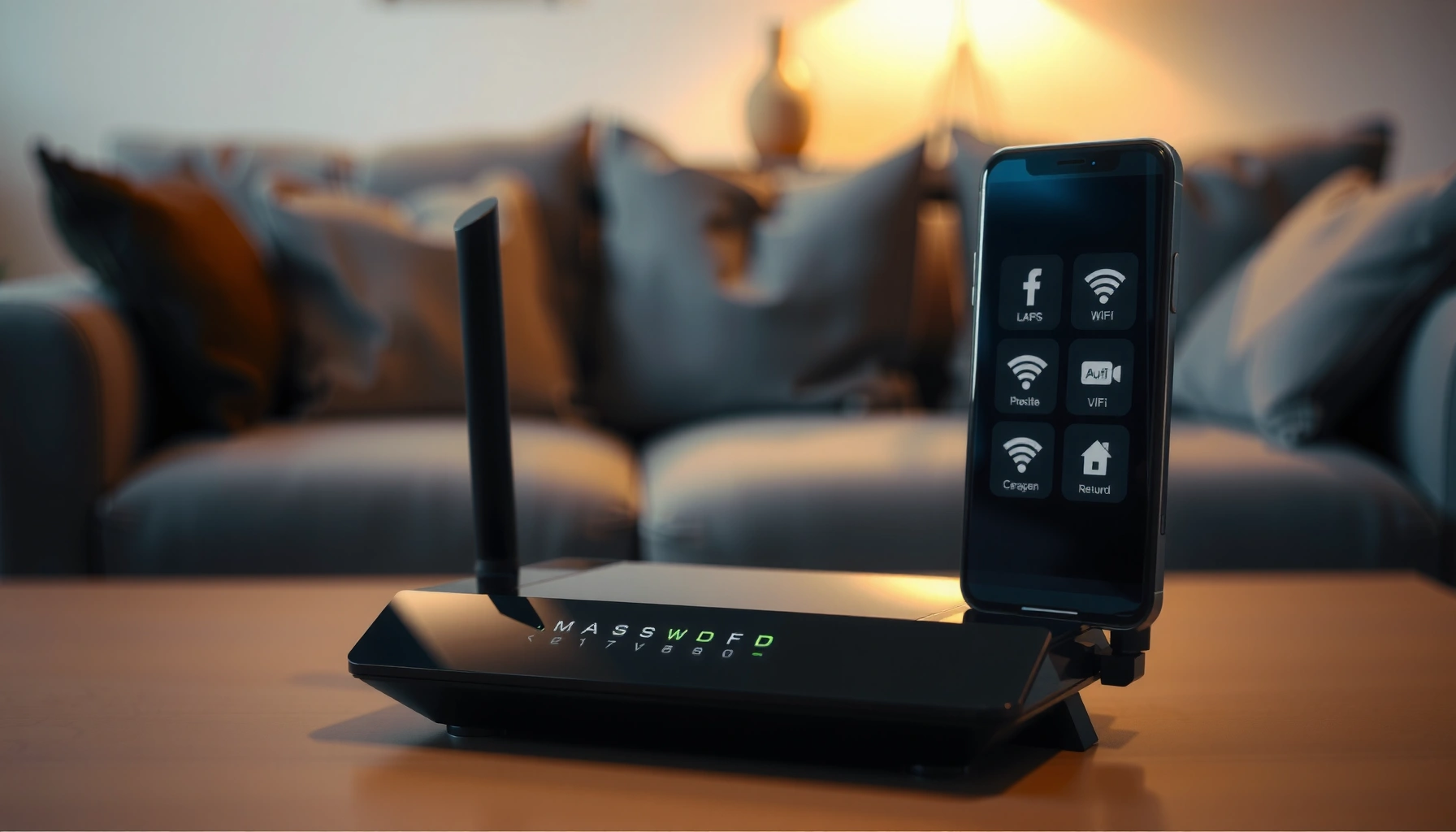 Illustration showing methods to find WiFi router password easily and effectively.