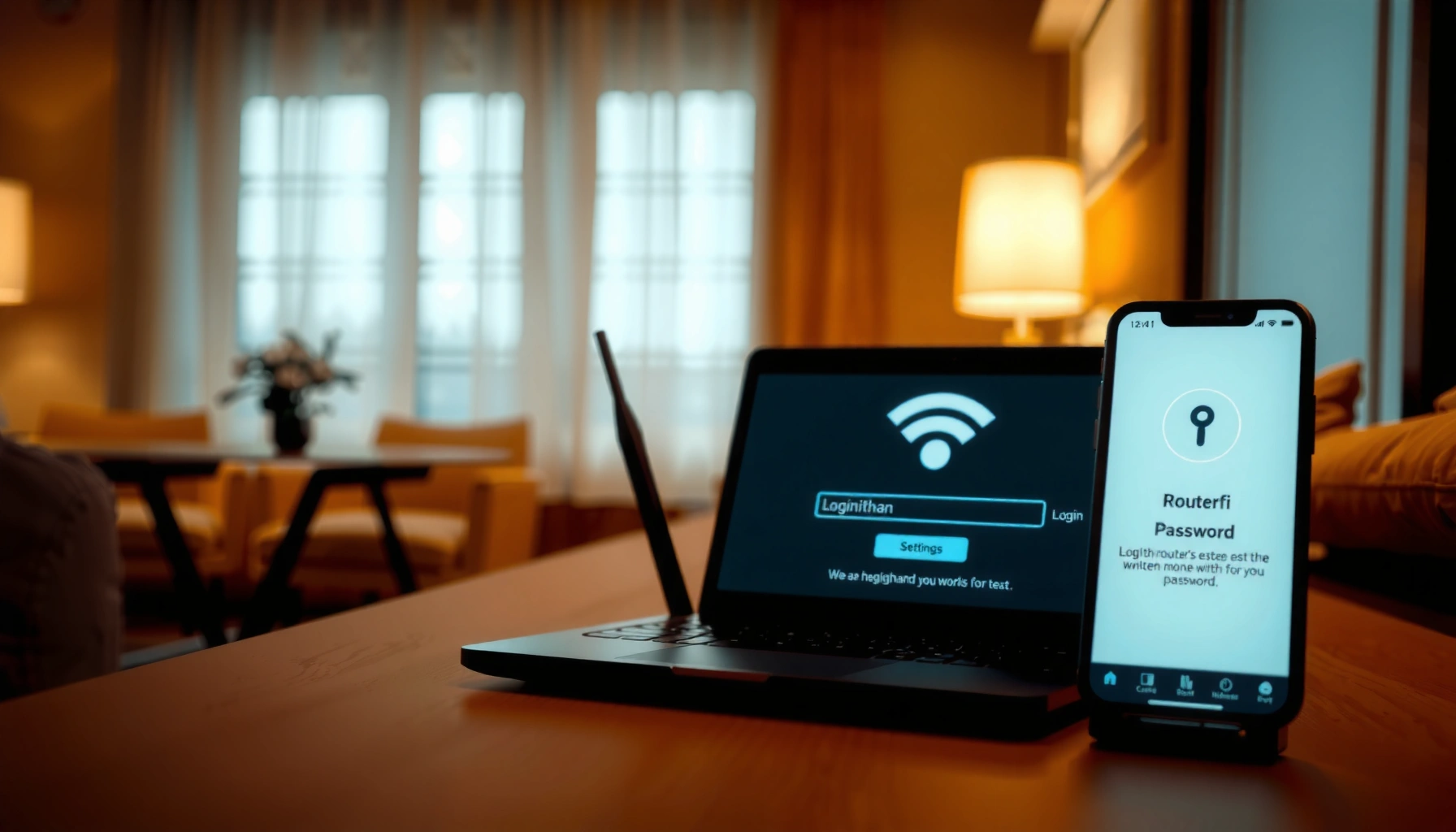 A person searching for their router password on a laptop, demonstrating fast methods to access router settings.