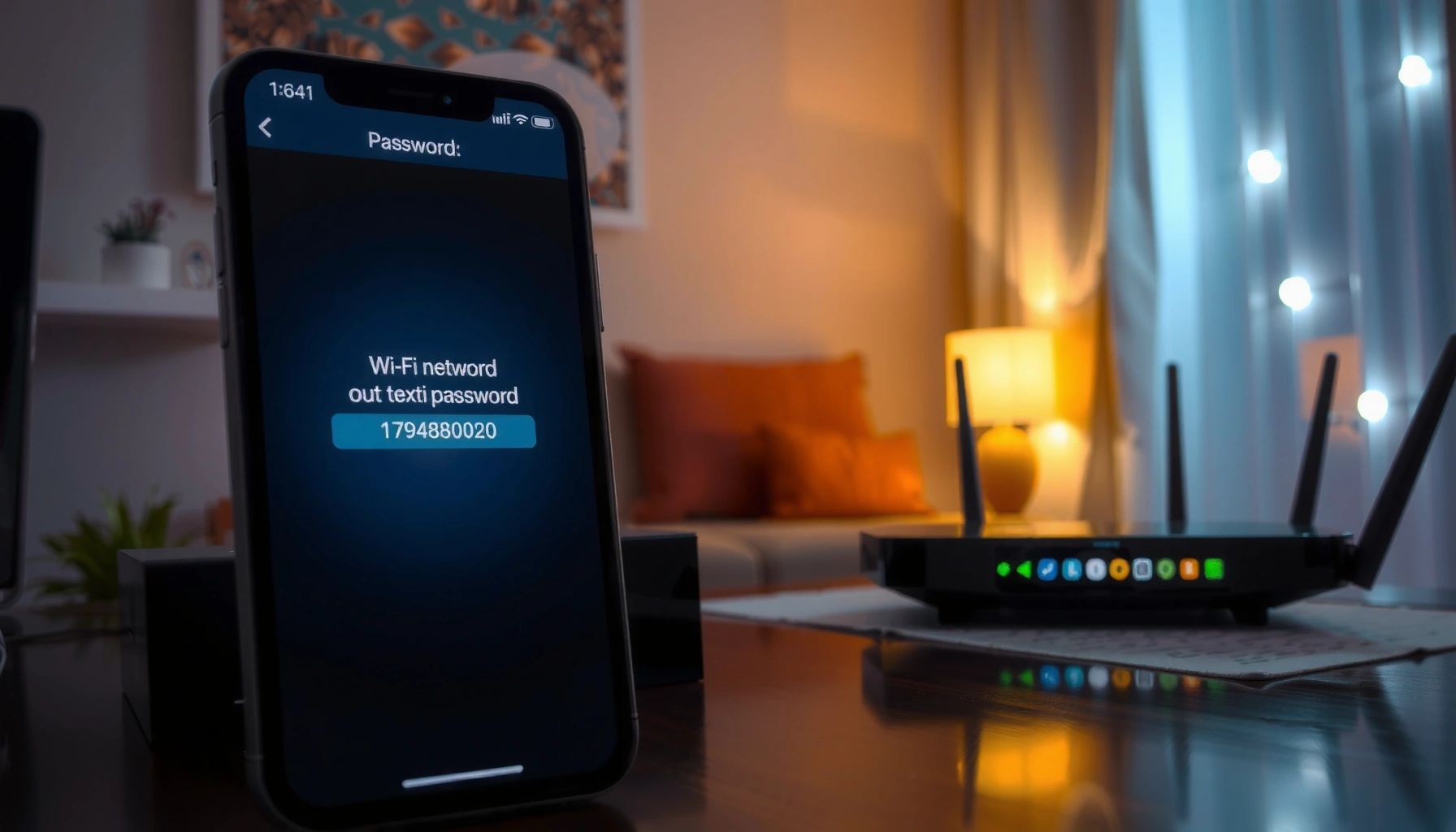 An illustration showing how to find your Wi-Fi password quickly and easily.