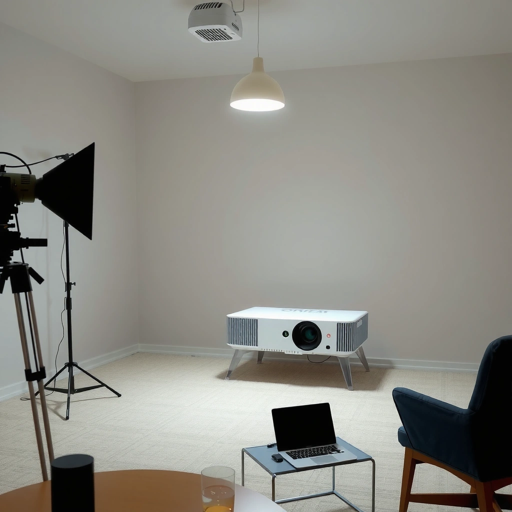 Image showing where to find the lumens rating on a projector for easy reference.