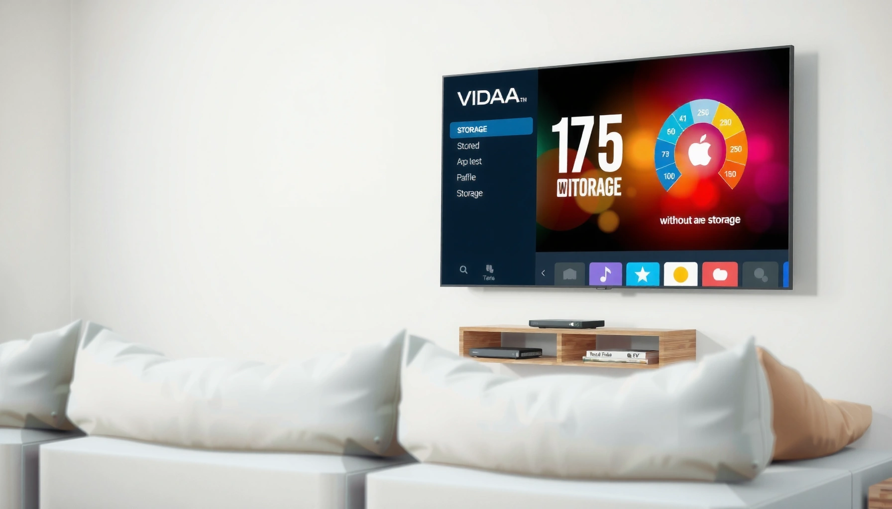 Guide on freeing up storage on VIDAA without losing apps, featuring storage management tips.