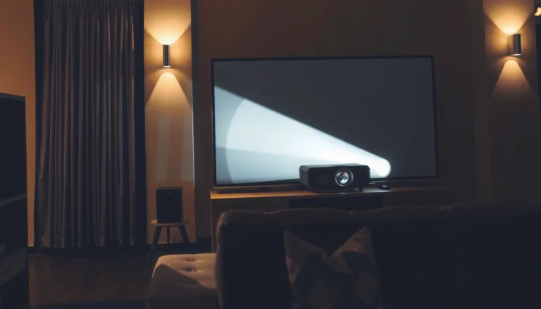 A visual guide to home projector price ranges for various models and features.