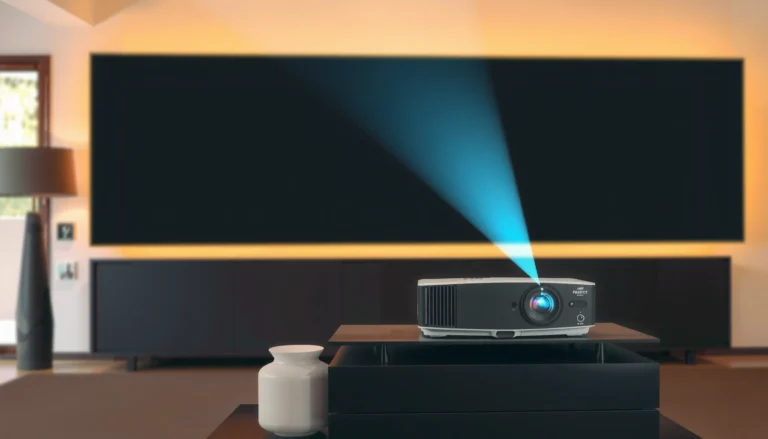 An infographic explaining price ranges for home theater projectors.