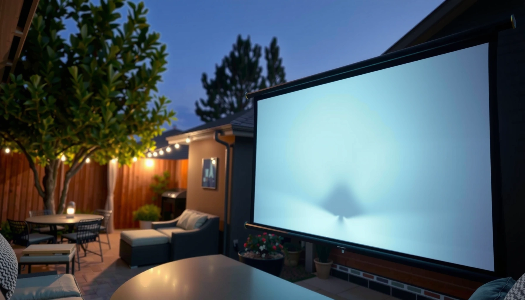 Guide to determining lumens needed for outdoor projection