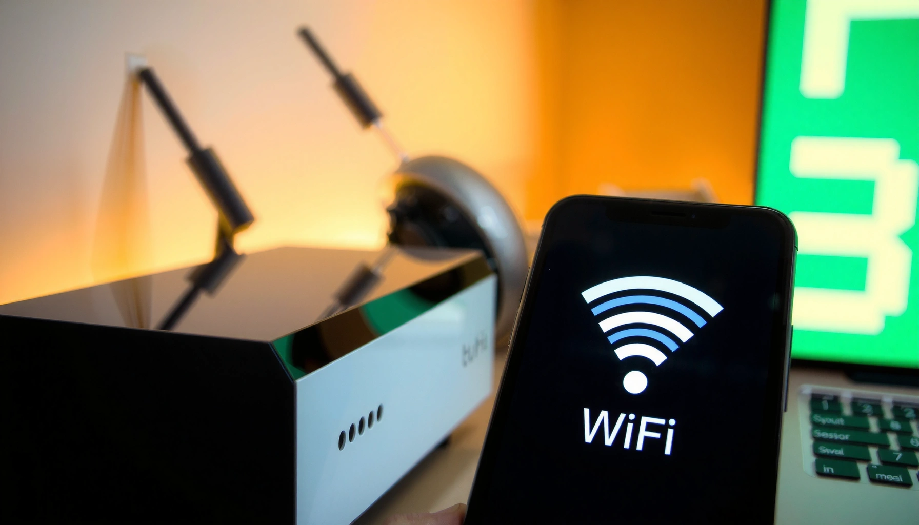 Image illustrating 7 methods to identify WiFi password quickly and easily.