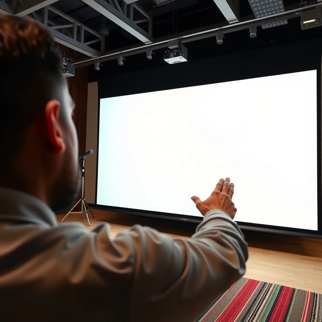 Different types of projector screens to consider before adjusting the angle for optimal image quality.