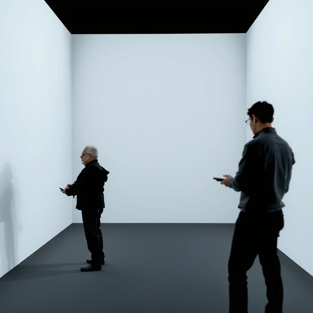 Large-scale projections enhancing immersion through viewer perspective and coverage in real spaces.