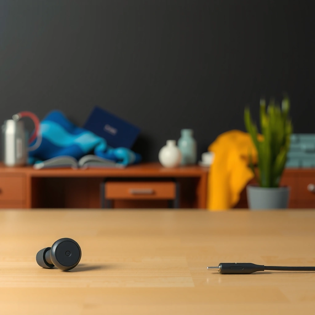 Illustration showing how loud volume from wireless earbuds can affect ear health.