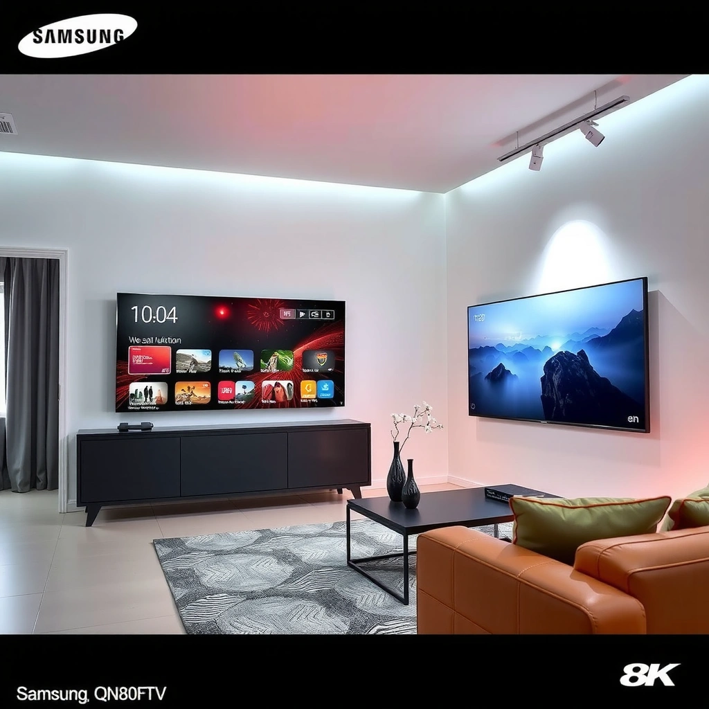 Comparison of brightness, contrast, and motion in Samsung QN80F and Hisense U7QG TVs