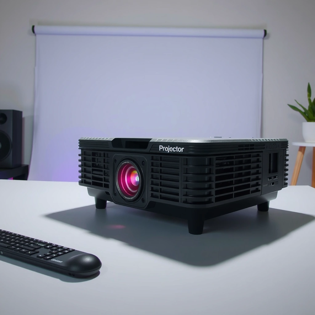 Comparison of lamp, LED, and laser projectors highlighting their lifespan differences.