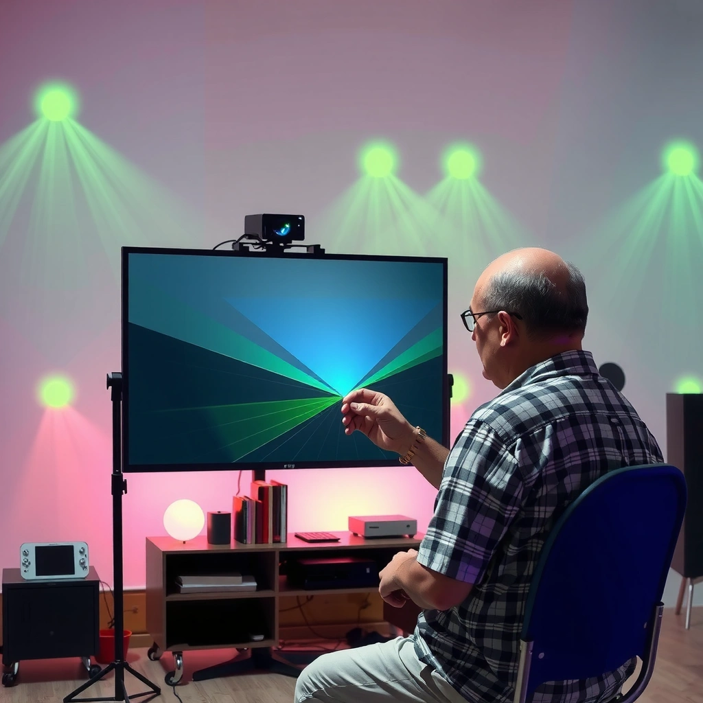 Diagram illustrating the process of laser light transforming into image output in laser projectors.