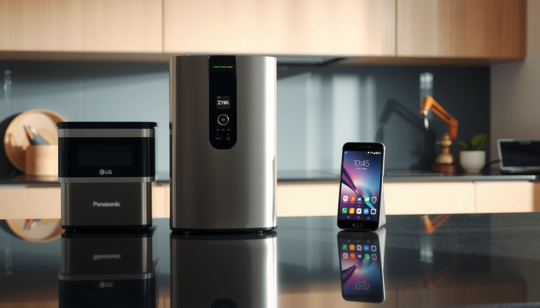 Side-by-side comparison of LG G6 smartphone and Panasonic Z95A camera for choosing the best device.