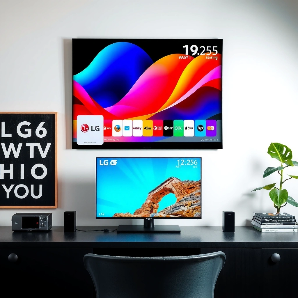 Side-by-side comparison of LG G6 and Philips OLED910 OLED TVs highlighting key features.