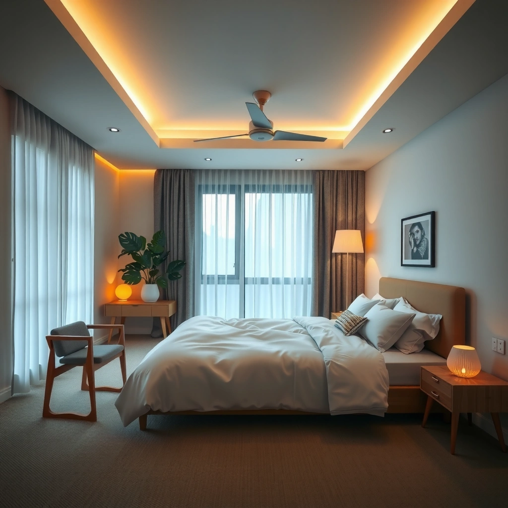 Illustration of recommended lumens for optimal bedroom projector brightness