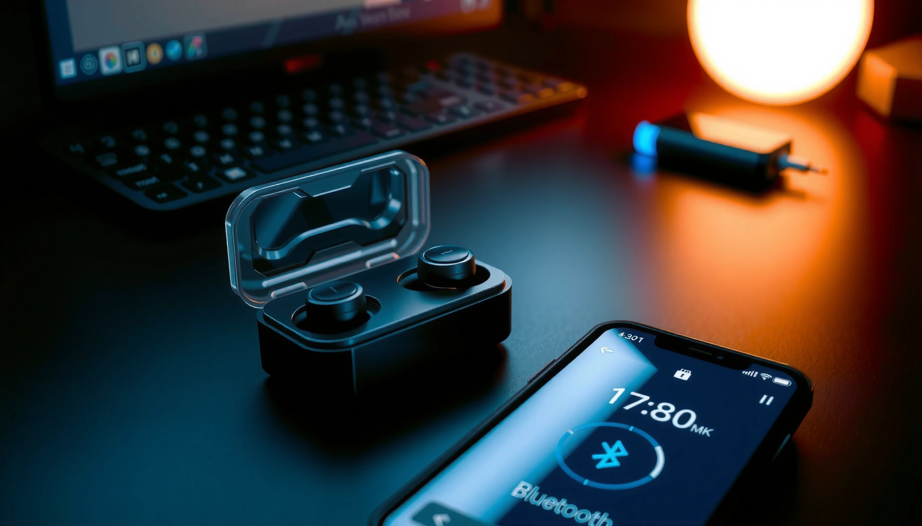 Steps to make earbuds discoverable for pairing with devices.