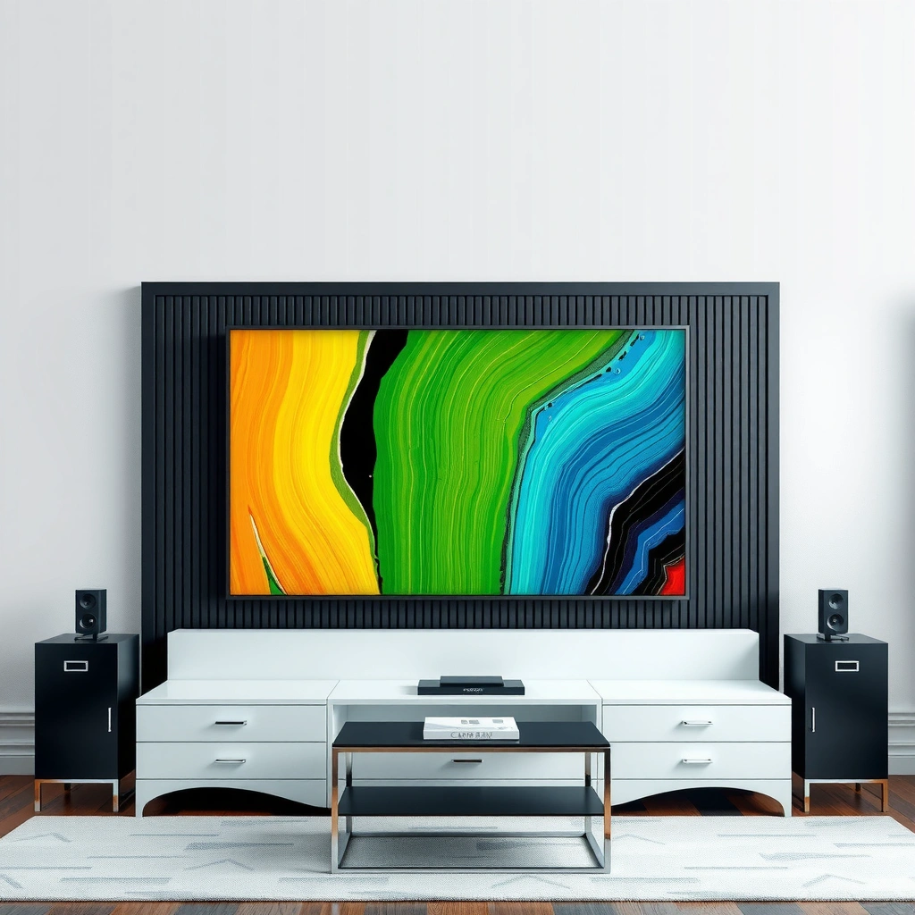 A person measuring a living room to determine the optimal TV size based on viewing distance and layout.