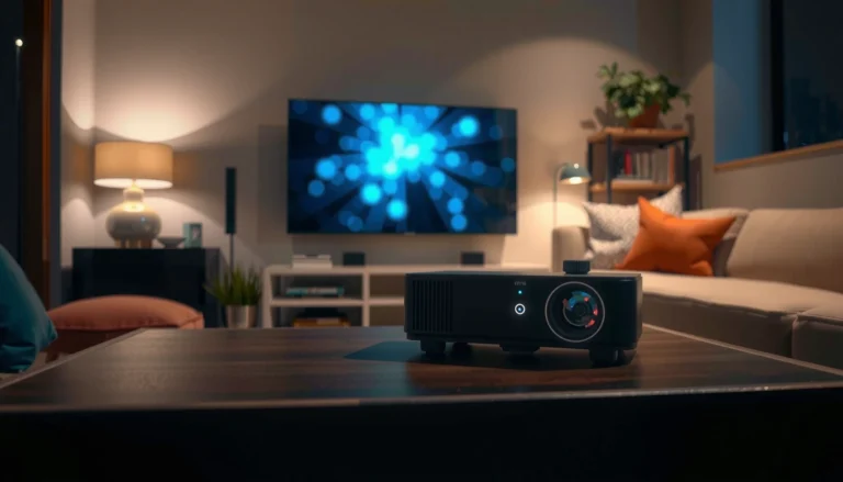 Infographic showing how many watts a mini projector uses for efficient energy consumption