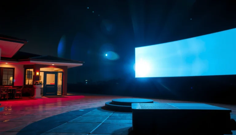 Understanding lumens for outdoor projectors used at night for optimal viewing experience.