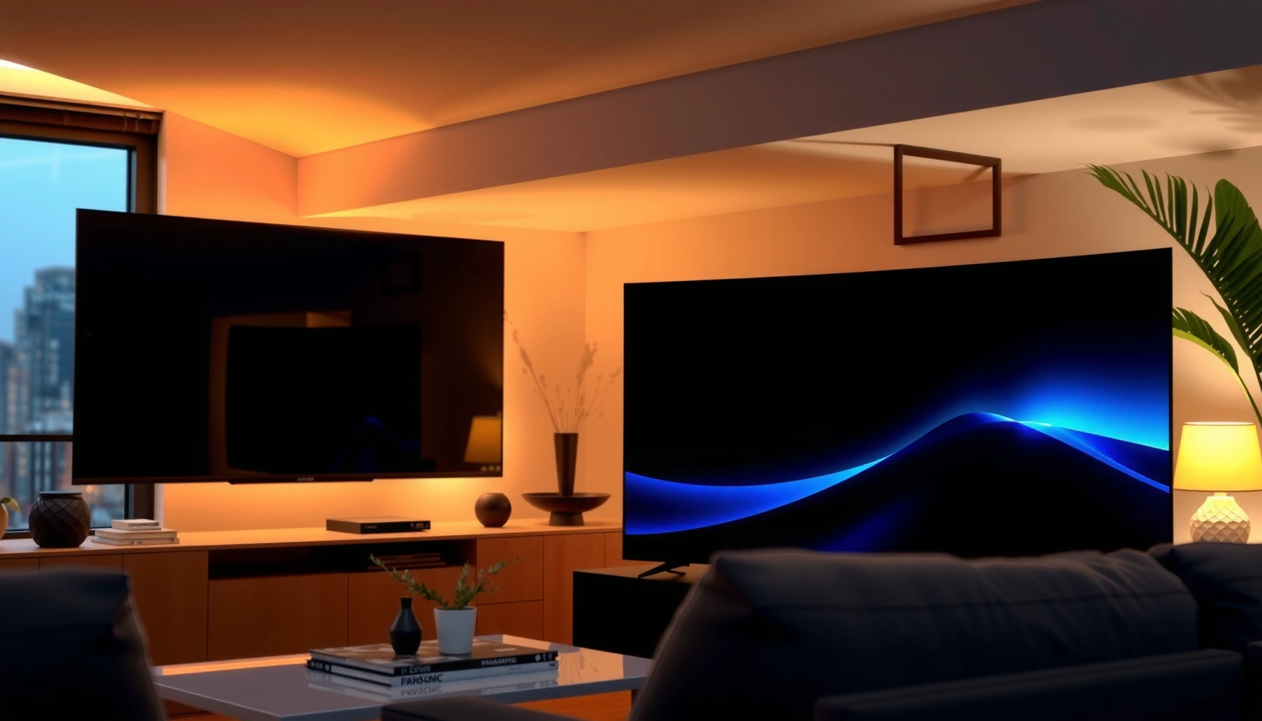 Comparison of Panasonic Z95B and Philips OLED+950 TVs for choosing the best option.