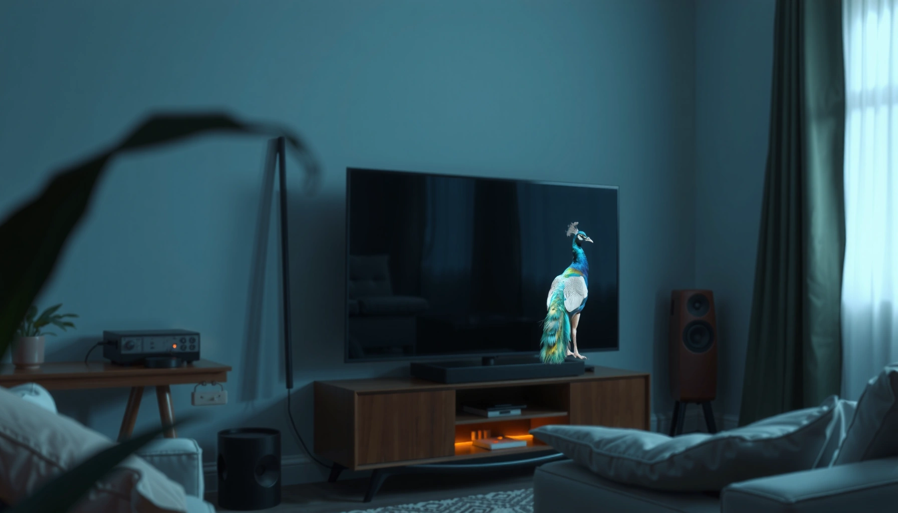 Smart TV displaying Peacock error code with troubleshooting tips for resolution
